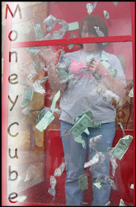 Cash / Money Cube - Flying Money!