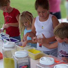 Crafts for the Company Picnic - Sand Art