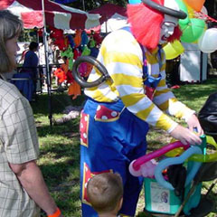Professional Clown at the Company Picnic