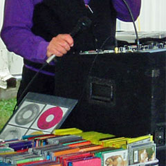 Disc Jockey at the Company Picnic