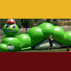 Kid's Crawl Thru Inflatable - Bookworm