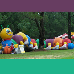 Kid's Crawl Thru Inflatable - Kiddiepillar