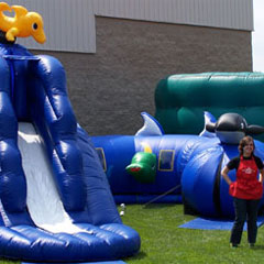 Kid's Crawl Thru Inflatable - Undersea Adventure