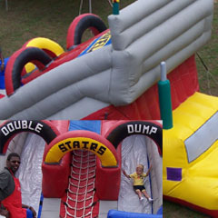 Children's Interactive Inflatables & Slides - Dump Truck
