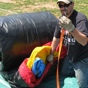 Tying off an Inflatable