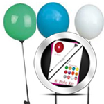 balloon bobber, balloon gizmo, car lot balloon, reusable balloon, visibility balloon