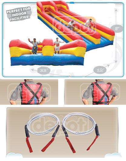 bungee run inflatable