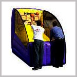interactive inflatable basketball
