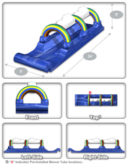 water slide inflatable